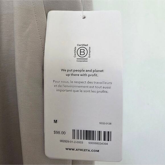 Athleta Seasoft Straight Cropped Casual Lounge Pants Medium NWT - Picture 7 of 9